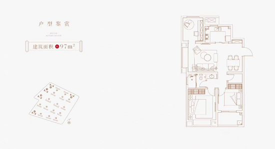 花语熙岸府的户型图