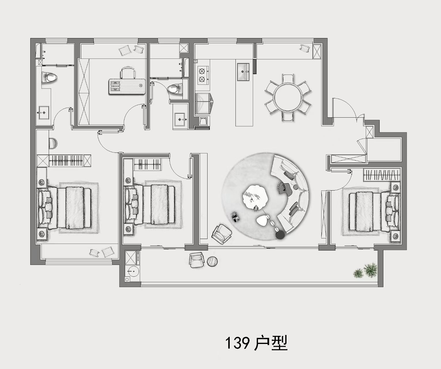 悦著九章户型图